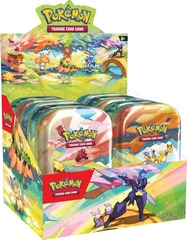 Pokemon VIBRANT Paldea Mini Tin Display Box (10 Mini Tins)